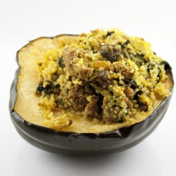 Moroccan Stuffed Acorn Squash