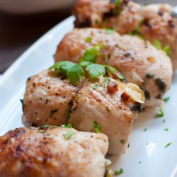 Turkey Roulade with Pilaf, Pancetta