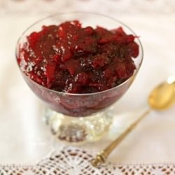 Cranberry Ginger Compote