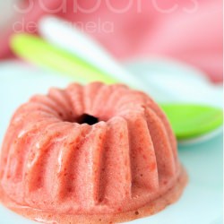 Rhubarb and Strawberry Ice Cream