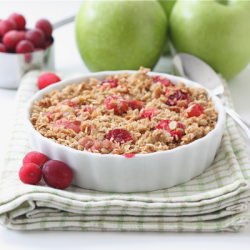 Gluten Free Apple Cranberry Crisp