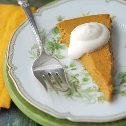 Hint-of-Sweet Pumpkin Custard