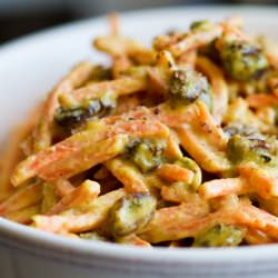 Tahini Curry Carrot Salad