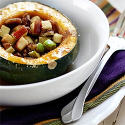 Maple Apple Pecan Stuffed Squash