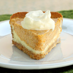 Double Layer Pumpkin Cheesecake