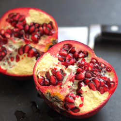 Pomegranate and Persimmon Salad