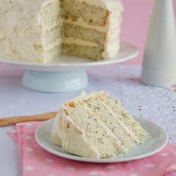 Lemon-Poppy Seed Cake with Vanilla