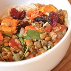 Lentil Soup with Fixings