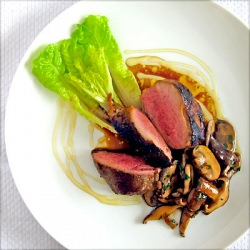 Pan-Seared Duck with Herbed Honey