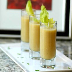 Creamy Celery Soup Shots