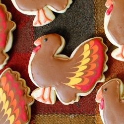 Turkey Cut Out Cookies