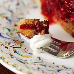 Deep Dish Pumpkin Pie & Cranberries