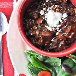 Slow Cooker Turkey Mole Chili
