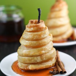 Honeyed Pears in Puff Pastry