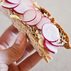 Radishes, Truffle Butter & Bread