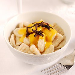 Potato Gnocchi with Seafood Sauce