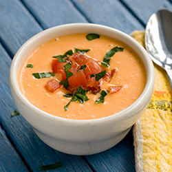 Raw Tomato Basil Bisque