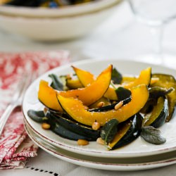 Acorn Squash with Sage & Pine Nuts