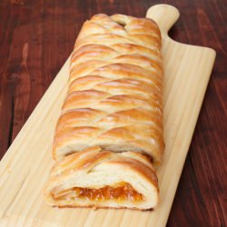 Apricot and Apple Braid