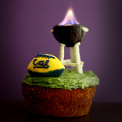 BBQ Football Cupcakes