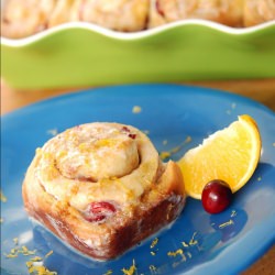 Orange Cranberry Cinnamon Rolls