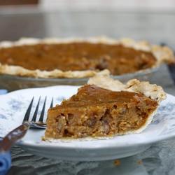 Pumpkin Pecan Pie