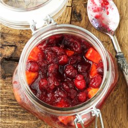 Persimmon Cranberry Sauce