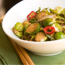 Balsamic Sauteed Brussel Sprouts