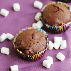 Rocky Road Chocolate Muffins