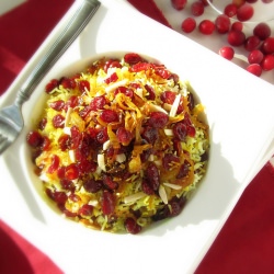 Saffron Rice with Cranberries