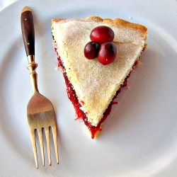 Cranberry Shortbread Cake