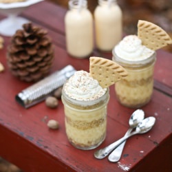 Shortbread & Eggnog Pudding Trifles