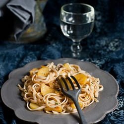 Pasta w/ Potatoes & Leeks