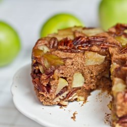 Upside Down Apple Pecan Cake