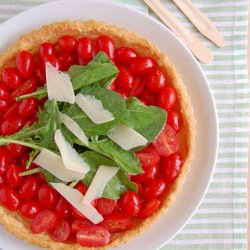 Tomato, Arugula and Grana Padano Tart