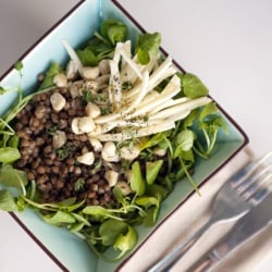 Lentils, Parsnip and Watercress