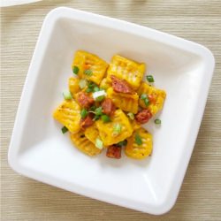 Pumpkin Gnocchi & Chorizo Sauce