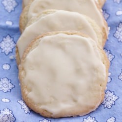 Mint-Glazed Butter Thins