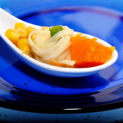 Turkey Udon w/ Squash & Corn