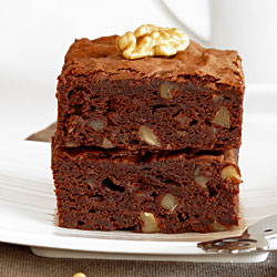 Walnut and Avocado Brownies