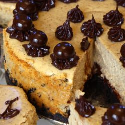 Cappuccino Fudge Cheesecake