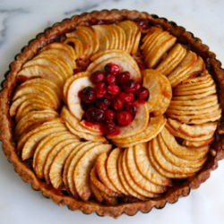 Apple Cranberry Crostata