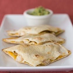 Chicken Cheddar Quesadillas