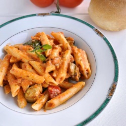 Pasta with Roasted Vegetables