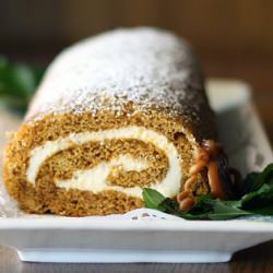 Pumpkin Roll Cake
