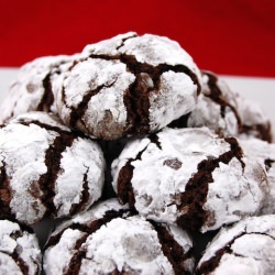 Black Forest Crinkle Cookies