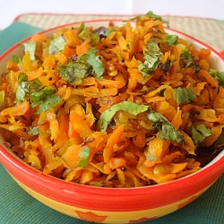 Grated Carrot Stir Fry