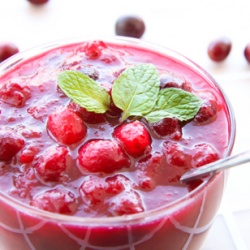 Minty Cranberries