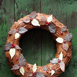 Chocolate Christmas Wreath
