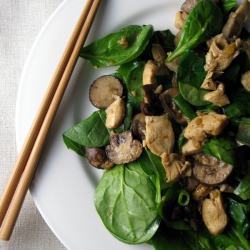 Teriyaki Chicken & Mushroom Salad